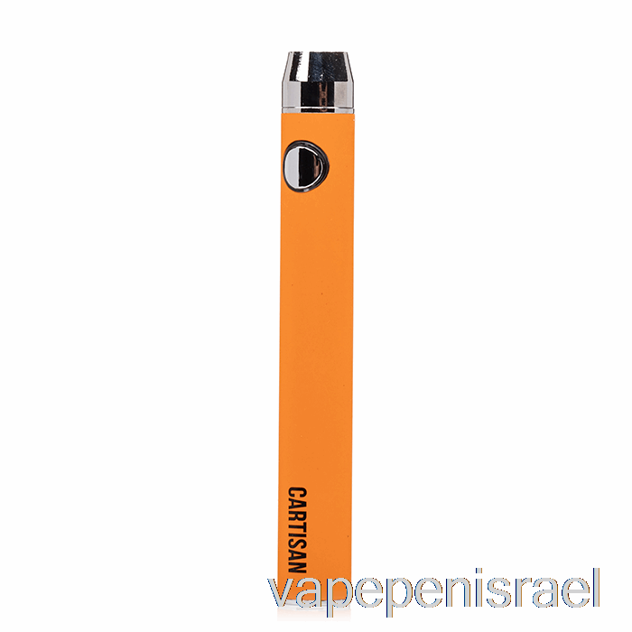 חד פעמי Vape Israel Cartisan Button Vv 900 Dual Charge 510 סוללה [מיקרו] כתום